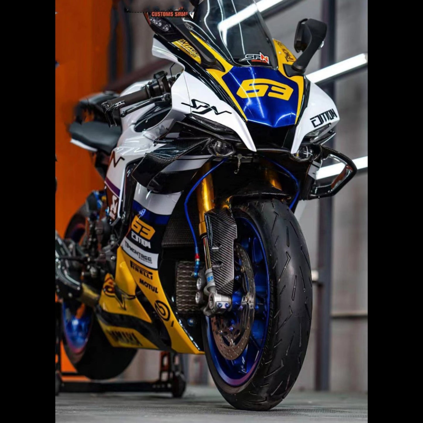 2017-2023 Yamaha YZF-R6 Fairing Kit Bodywork Plastic ABS