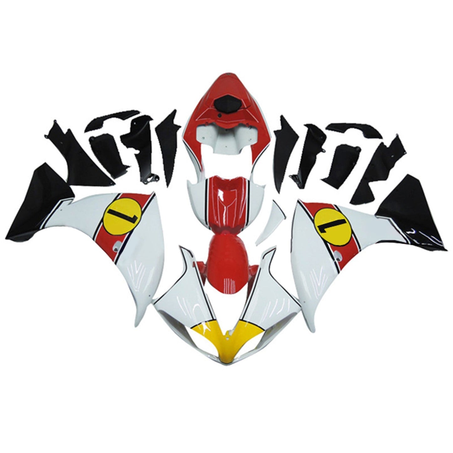 2009-2011 Yamaha YZF 1000 R1 Fairing Kit Bodywork Plastic ABS