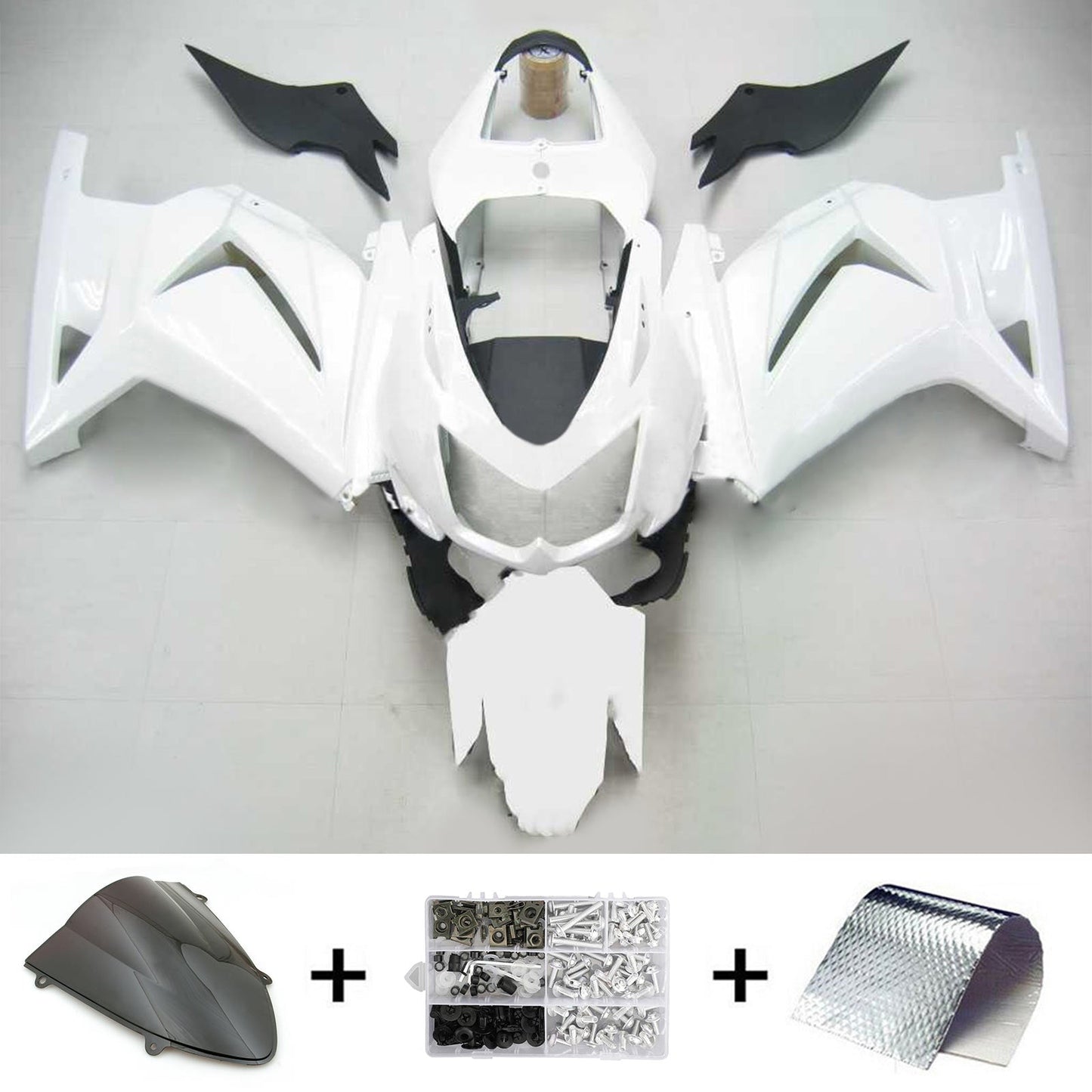 2008-2012 Kawasaki EX250/Ninja250R Fairing Kit Bodywork Plastic ABS