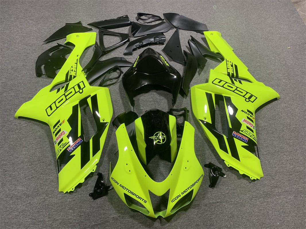 2009-2012 Kawasaki ZX6R 636 Fairing Kit Bodywork Plastic ABS