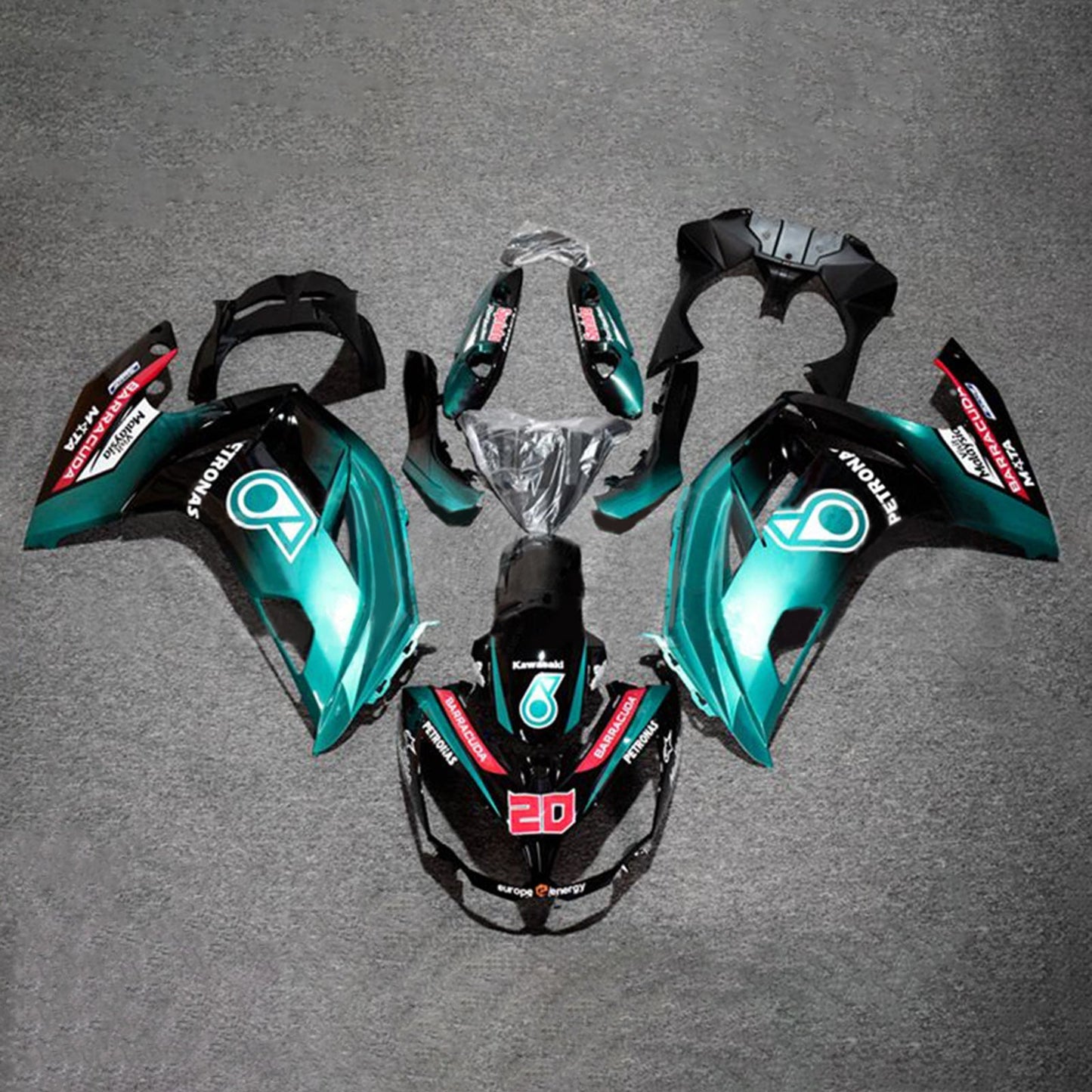 2017-2019 Kawasaki ER6F/Ninja650R Fairing Kit Bodywork Plastic ABS