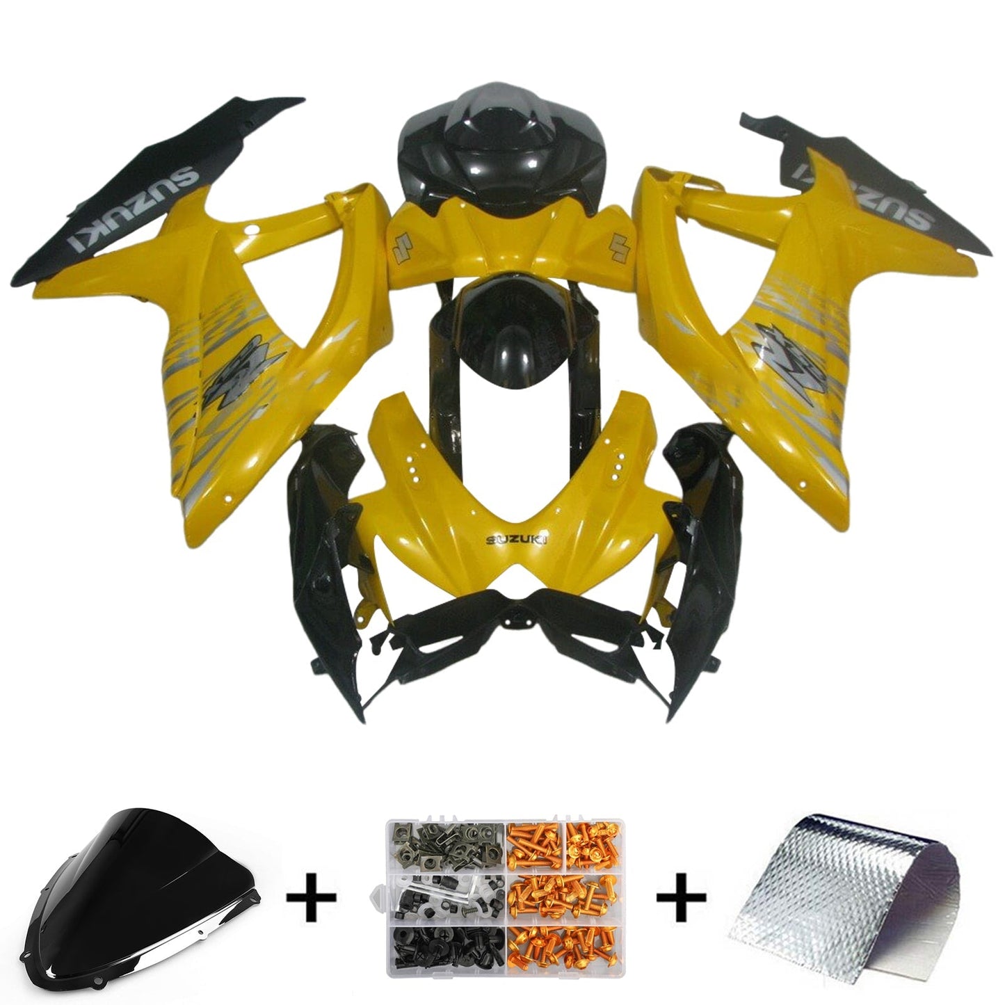 2008-2010 Suzuki GSXR 600/750 K8 Fairing Kit Bodywork Plastic ABS