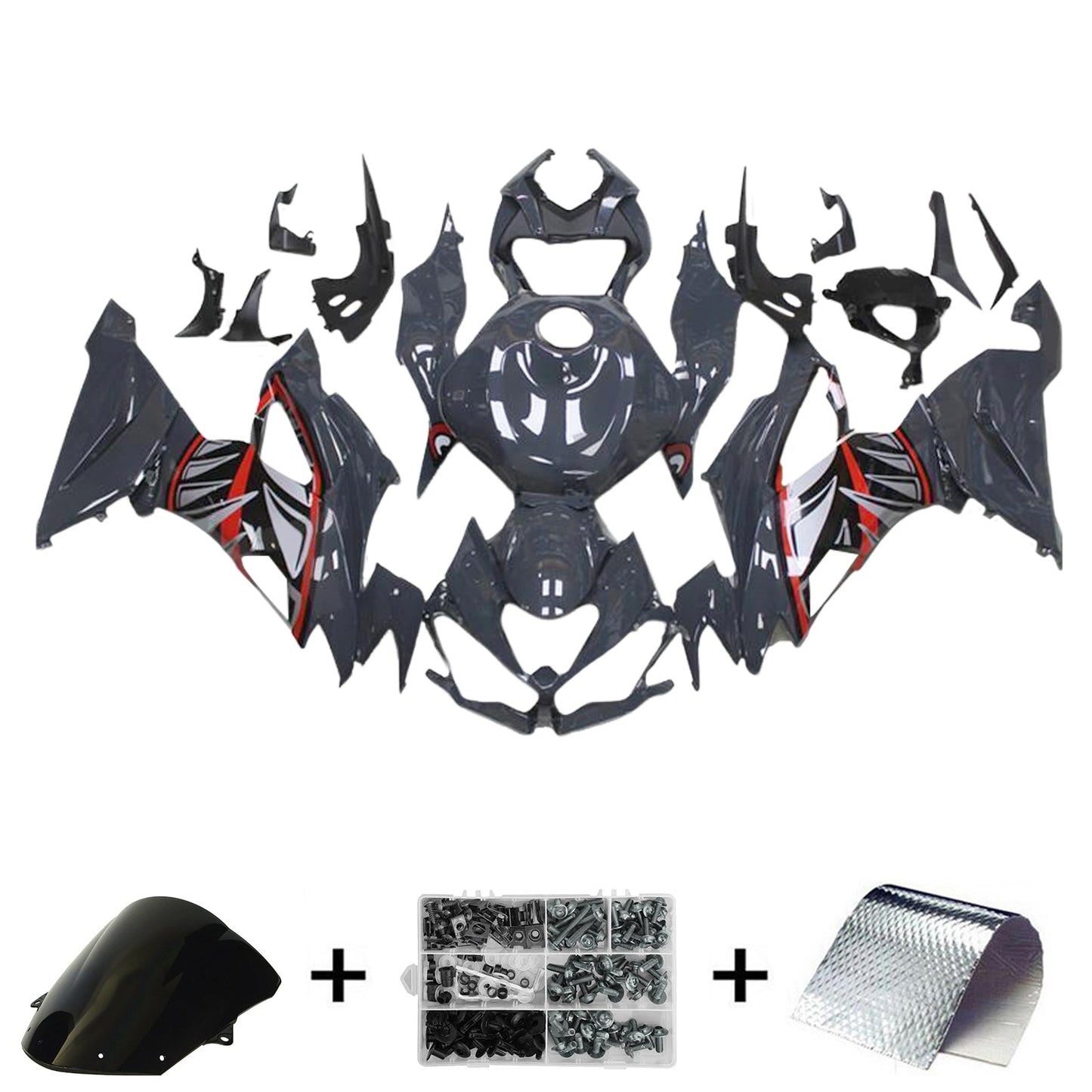 2019-2023 Kawasaki ZX6R Fairing Kit Bodywork Plastic ABS