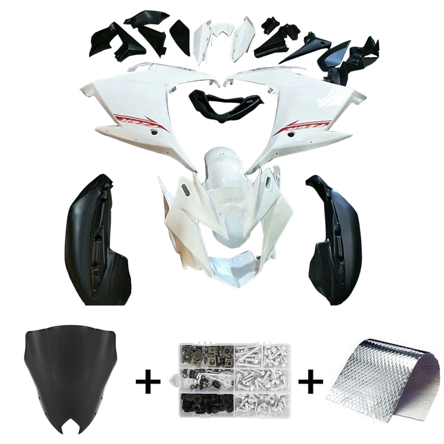 2009-2015 Yamaha FZ6R Fairing Kit Bodywork Plastic ABS