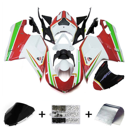 2007-2011 Ducati 1098 1198 848 Fairing Kit Bodywork ABS
