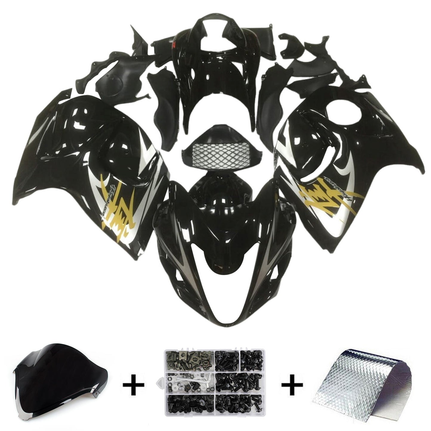 2008-2020 Suzuki Hayabusa GSX1300R Fairing Kit Bodywork Plastic ABS