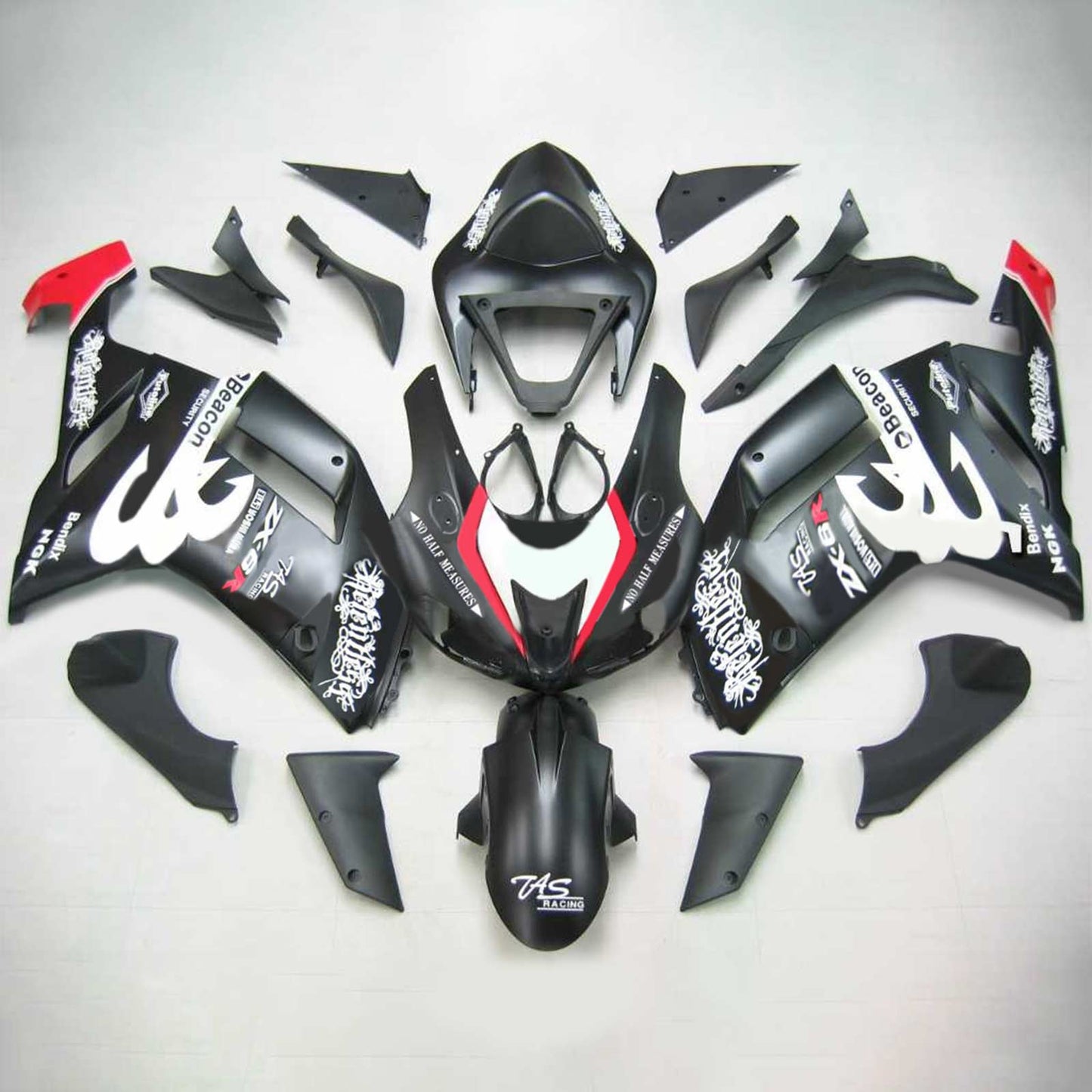 2007-2008 Fairing Kit For Kawasaki ZX6R 636 Generic