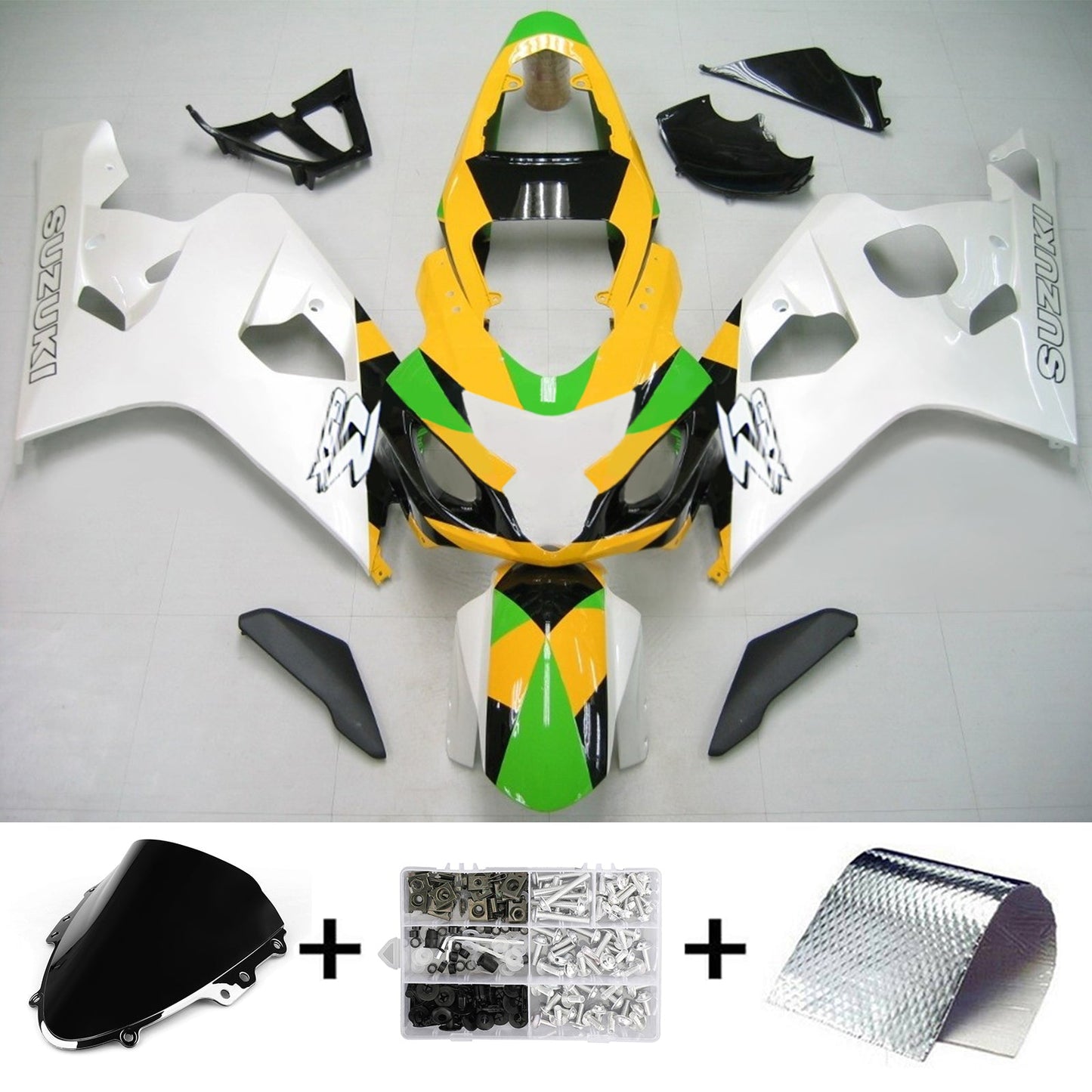 2004-2005 Suzuki GSXR 600/750 Fairing Kit Bodywork Plastic ABS