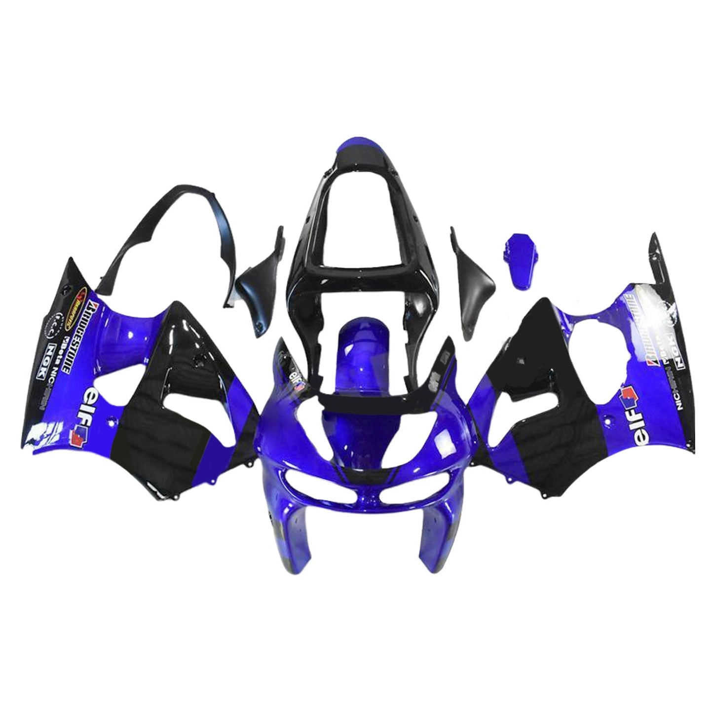 1998-1999 Kawasaki ZX6R Fairing Kit Bodywork Plastic ABS