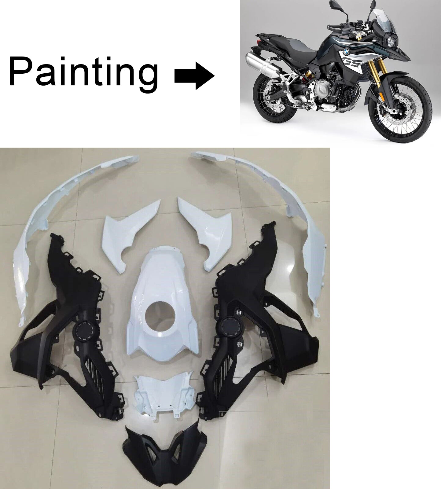 2018-2022 BMW F750GS F850GS Fairing Kit Bodywork