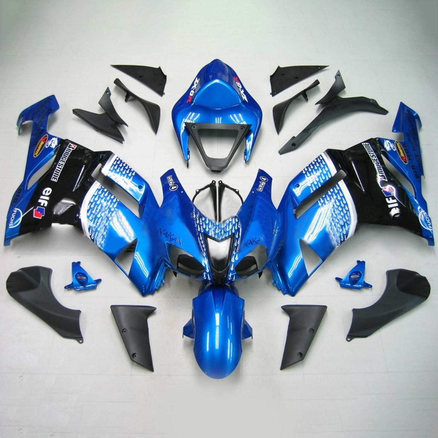 2007-2008 Fairing Kit For Kawasaki ZX6R 636 Generic