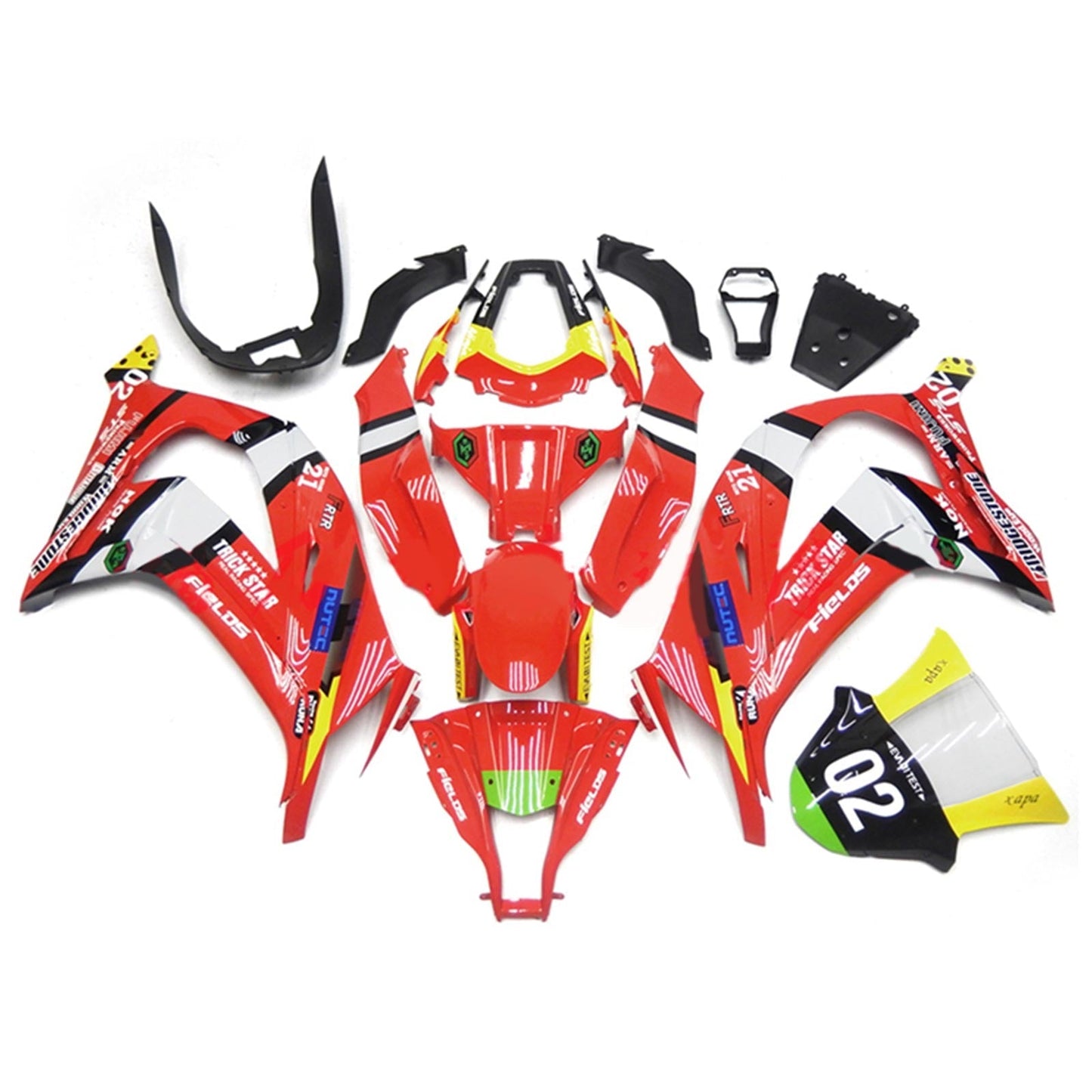 2011-2015 Kawasaki ZX10R Fairing Kit Bodywork Plastic ABS