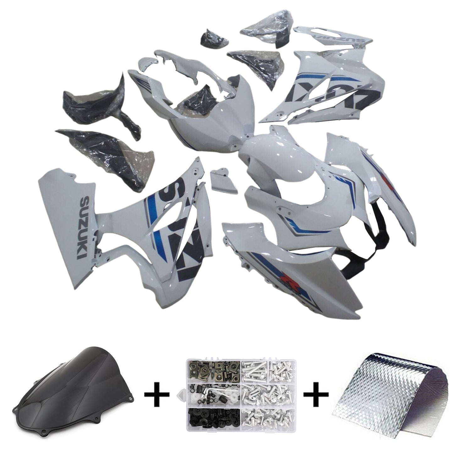 2017-2024 Suzuki GSXR1000 K17 Fairing Kit Bodywork Plastic ABS