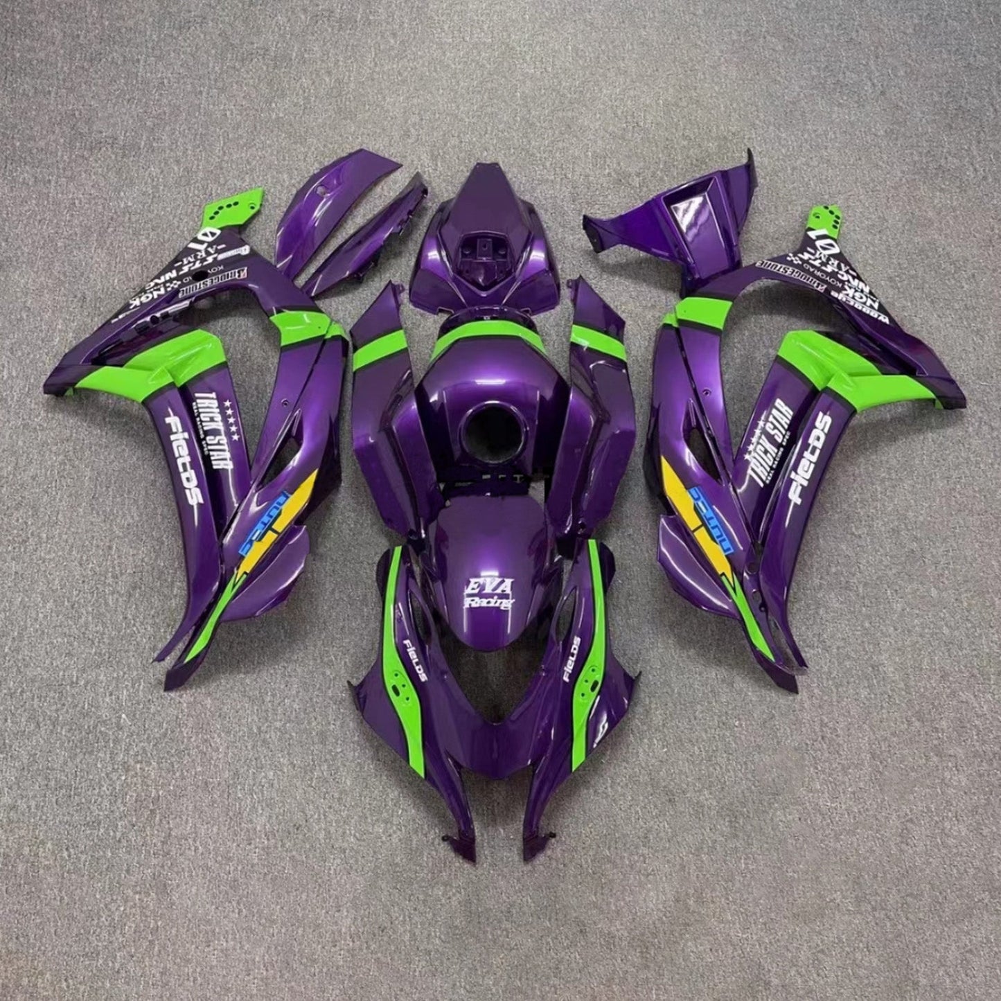 2016-2020 Kawasaki ZX10R Fairing Kit Bodywork Plastic ABS