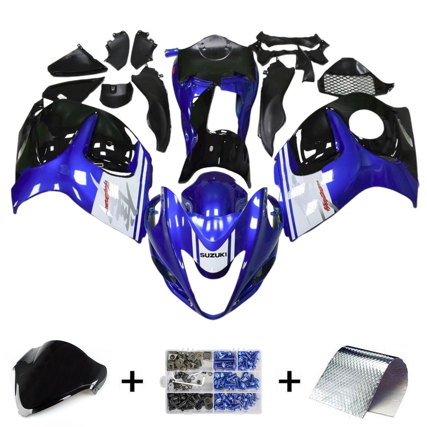 2008-2020 Suzuki Hayabusa GSX1300R Fairing Kit Bodywork Plastic ABS