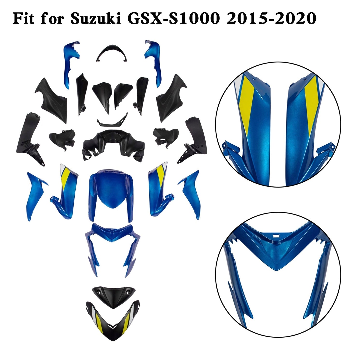 2015-2020 Suzuki GSX-S 1000 GSXS Plastic Bodywork Fairing Kit