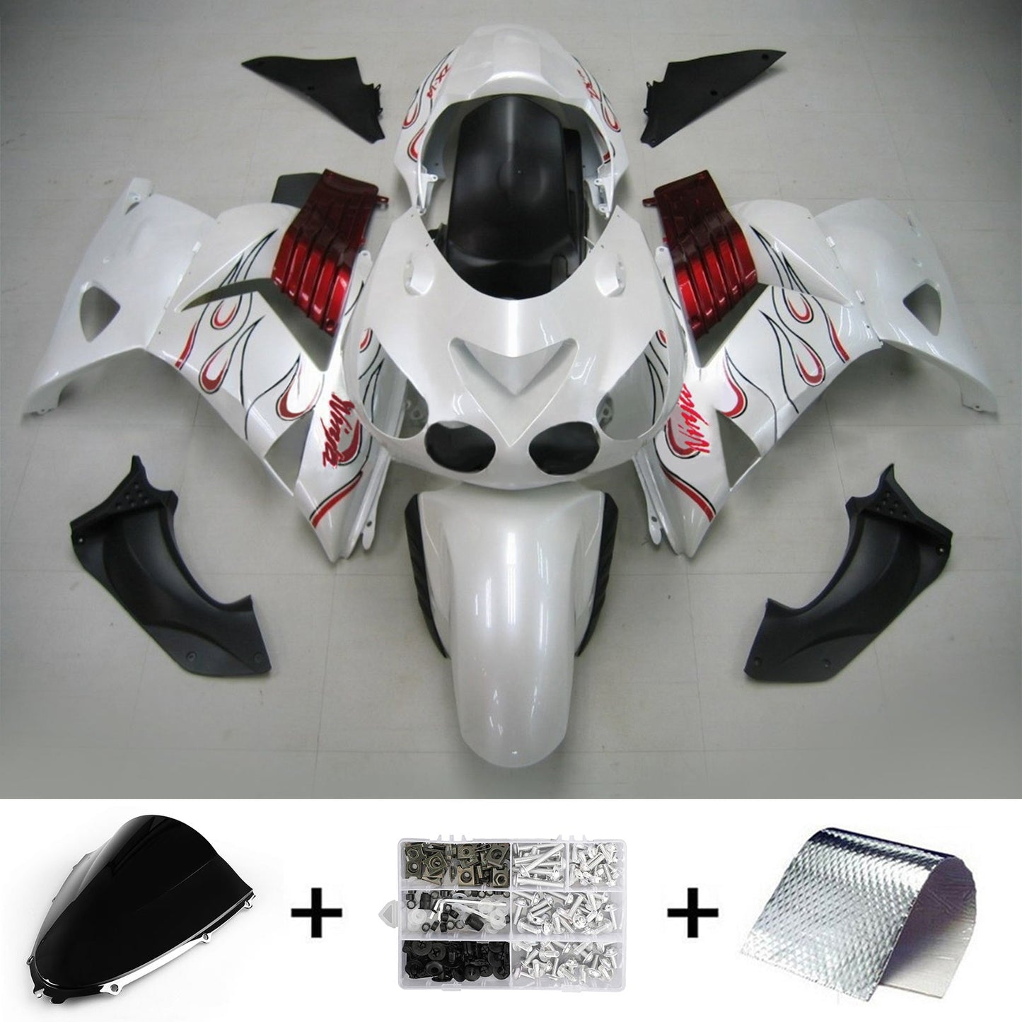 2006-2011 Kawasaki ZX14R Fairing Kit Bodywork Plastic ABS