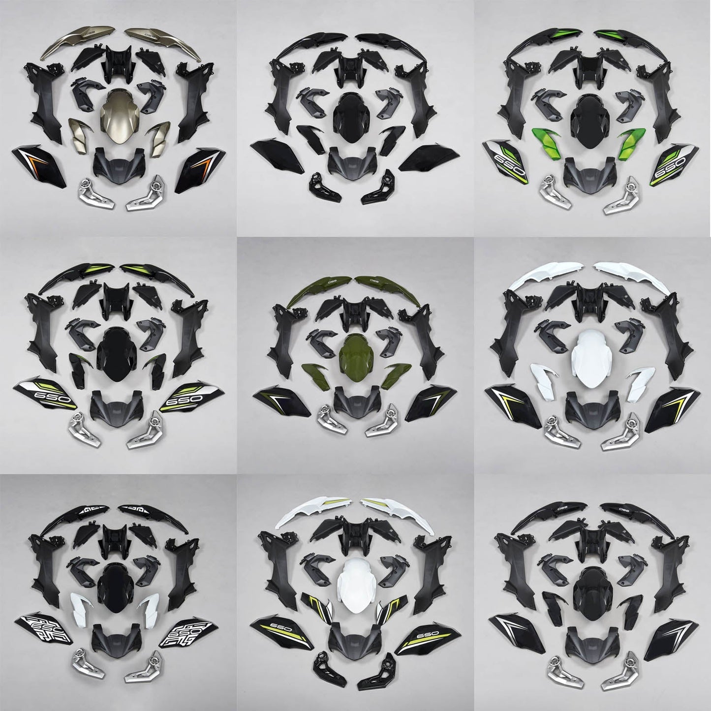 2017-2019 Kawasaki Z650 ABS Plastic Bodywork Fairing
