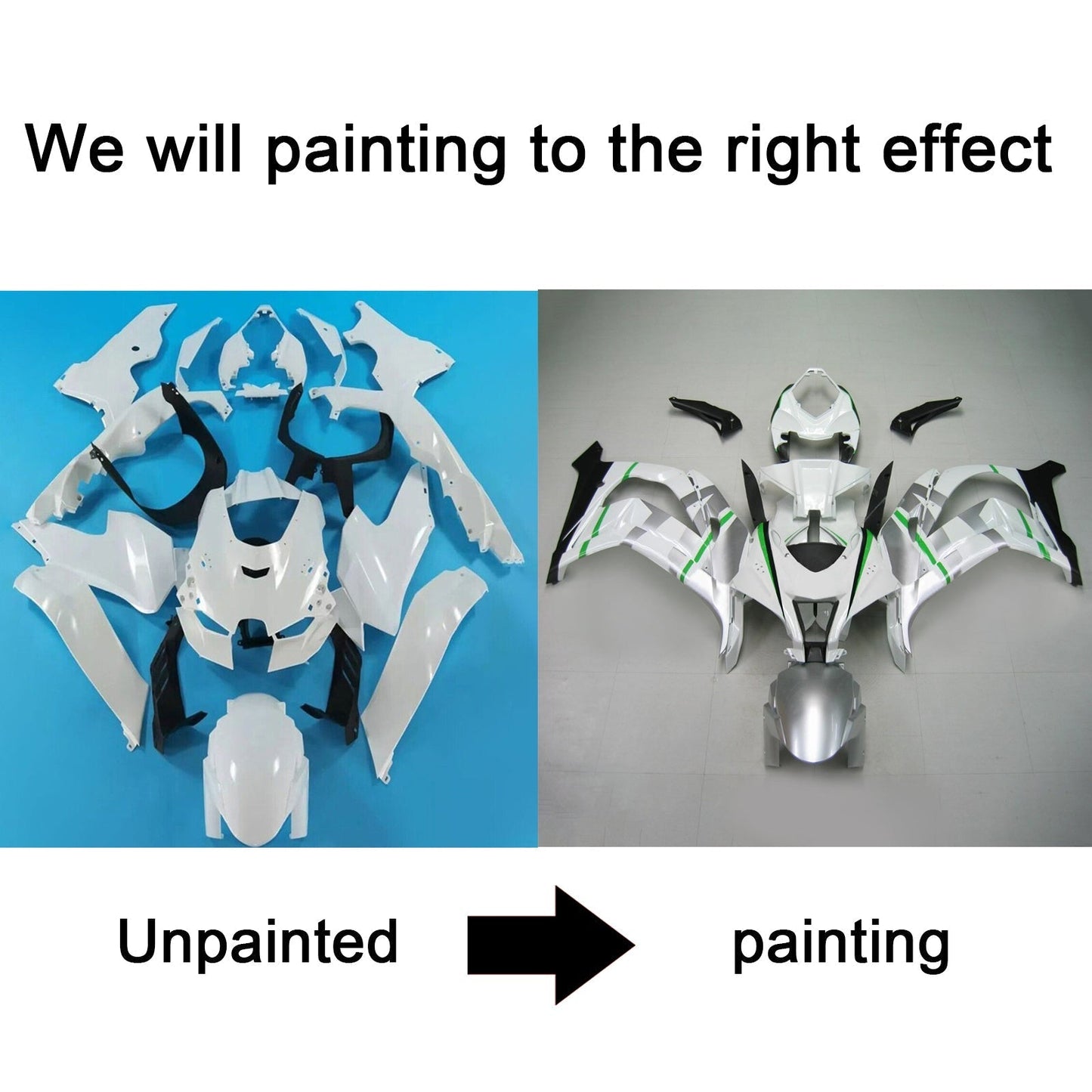 2021-2025 Kawasaki ZX-10R ZX-10RR Fairing Kit Bodywork ABS