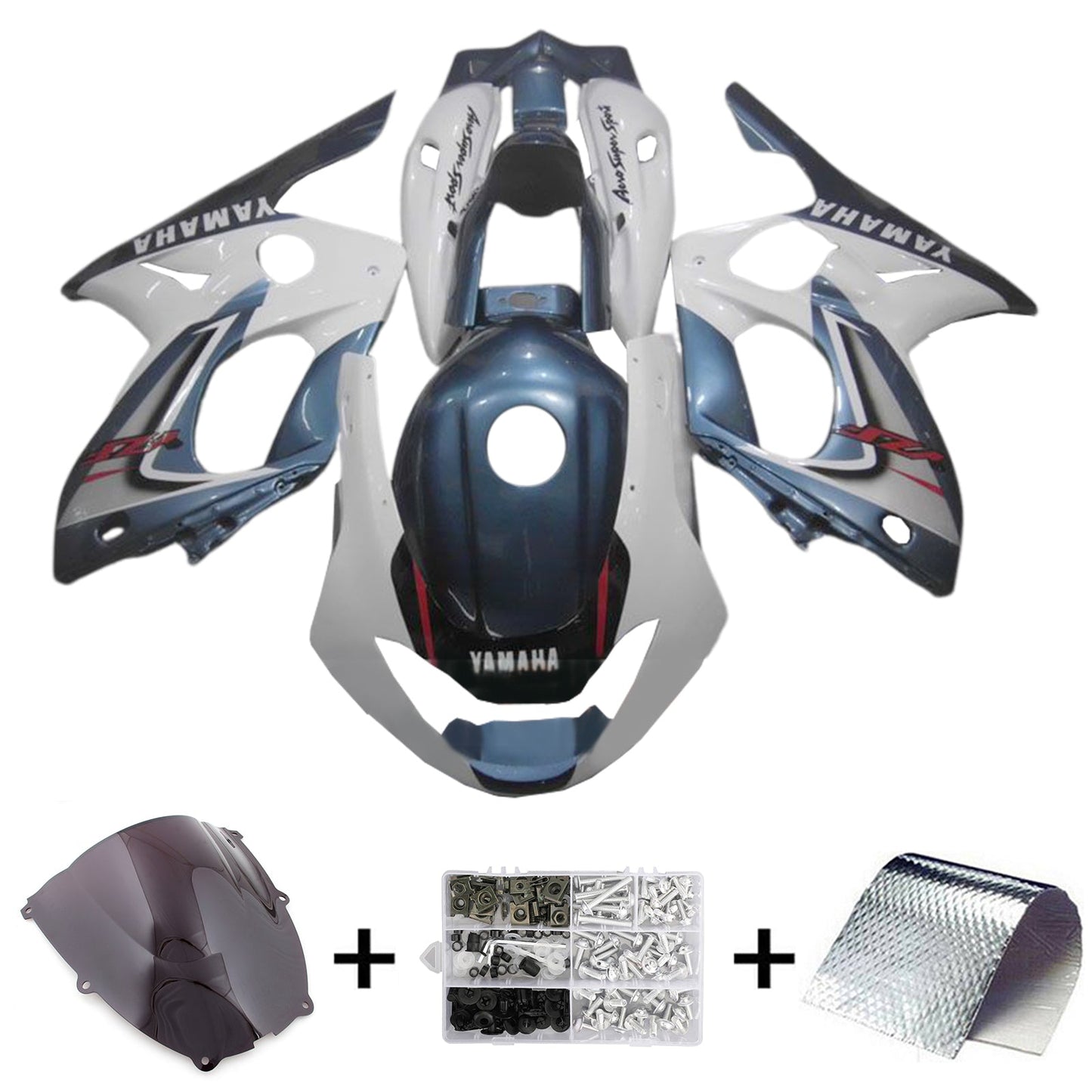 1996-2007 Yamaha YZF 600R Thundercat Fairing Kit Bodywork Plastic ABS
