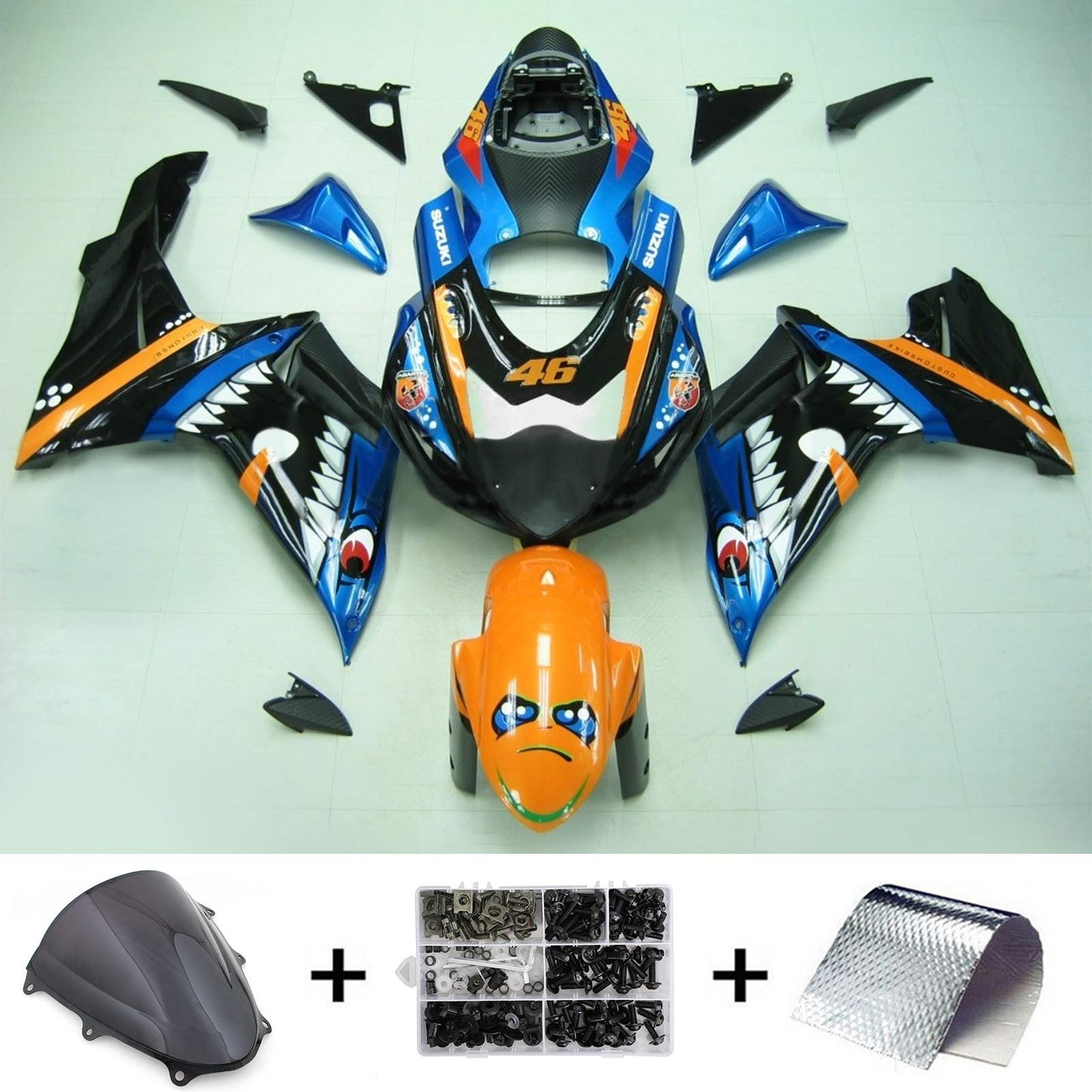 2011-2024 Suzuki GSXR 600/750 K11 Fairing Kit Bodywork Plastic ABS