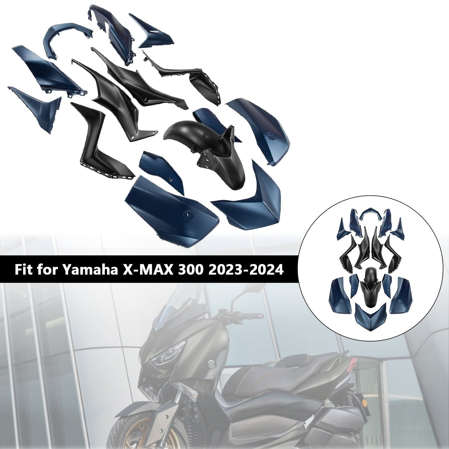 2023-2024 Yamaha X-MAX 300 XMAX Fairing Kit