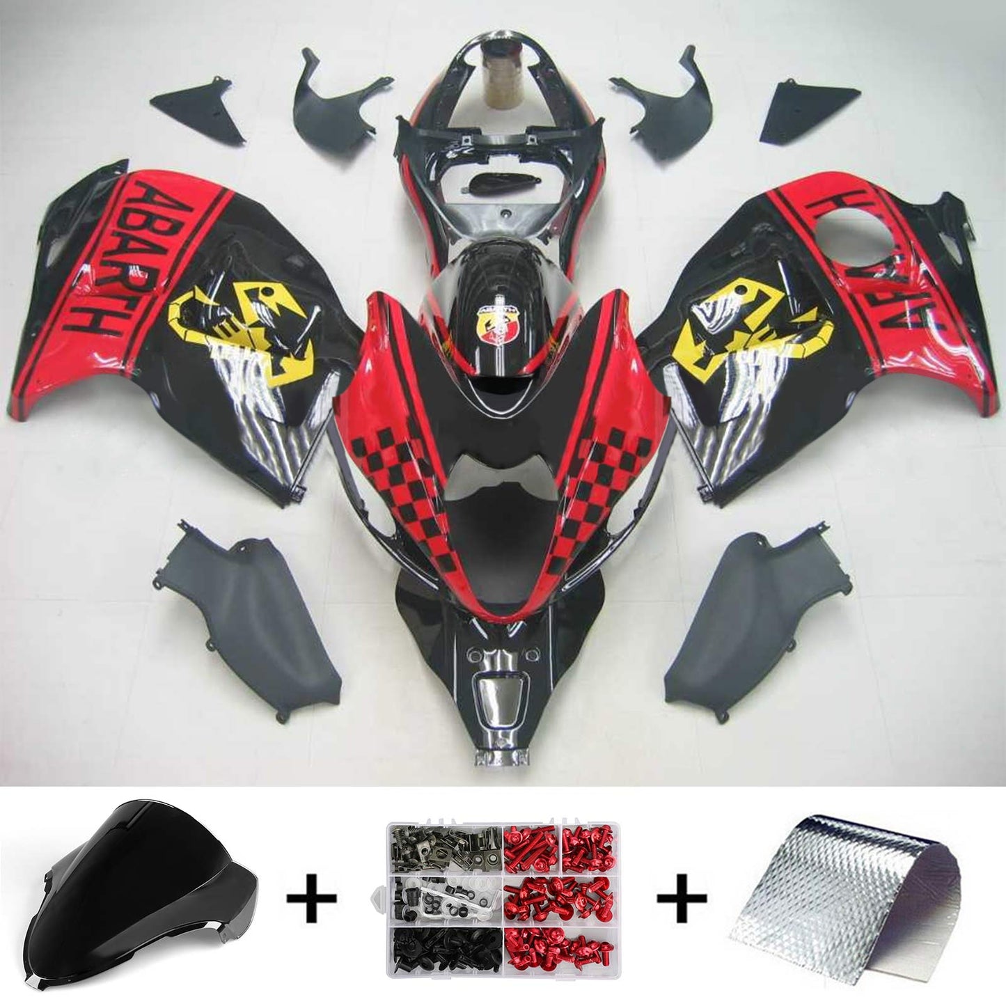 1999-2007 Suzuki Hayabusa GSXR1300 Fairing Kit Bodywork Plastic ABS