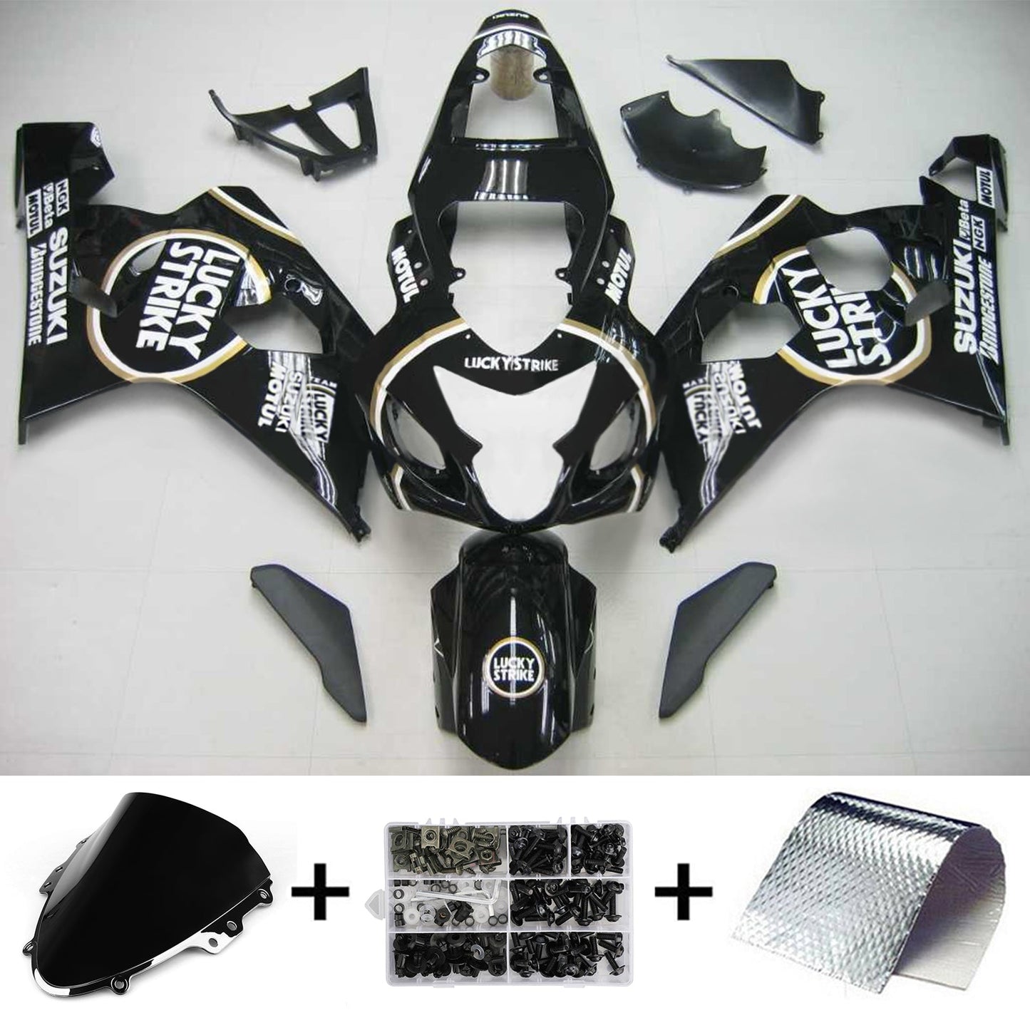 2004-2005 Suzuki GSXR 600/750 Fairing Kit Bodywork Plastic ABS