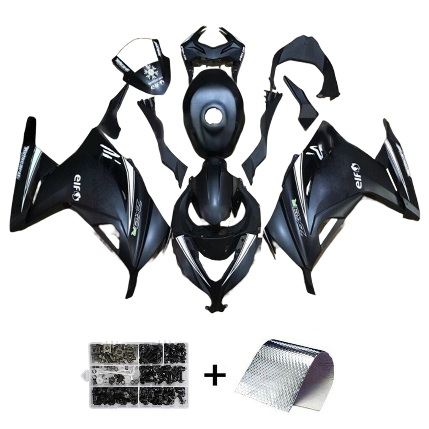 2013-2024 Kawasaki EX300 Ninja300 Fairing Kit Bodywork Plastic ABS
