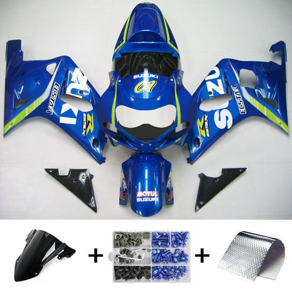 2001-2003 Suzuki GSXR750 Fairing Kit Bodywork Plastic ABS