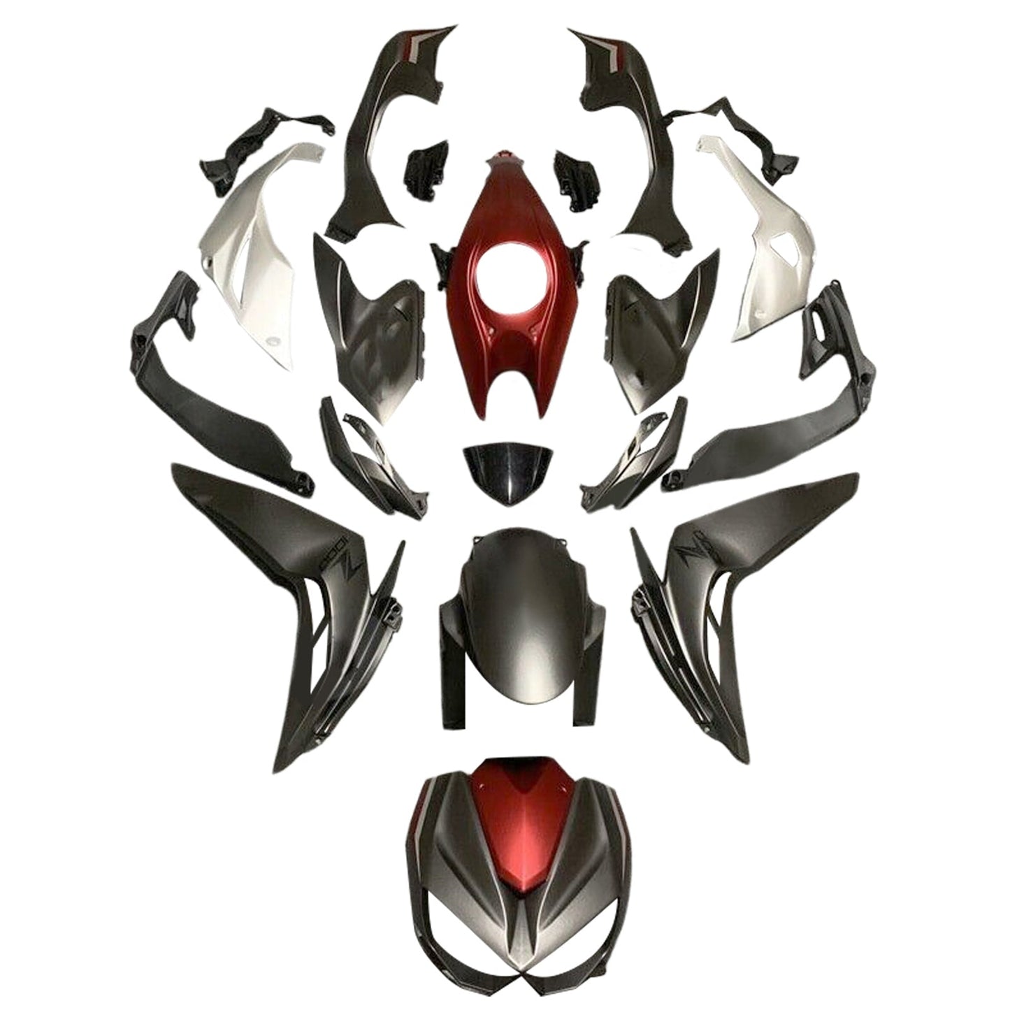 2014-2017 Kawasaki Z1000 Fairing Kit Bodywork Plastic ABS